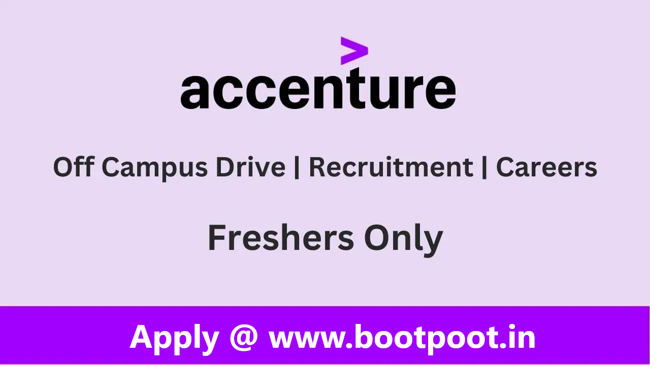 Accenture off campus drive for 2023 & 2024 Passouts